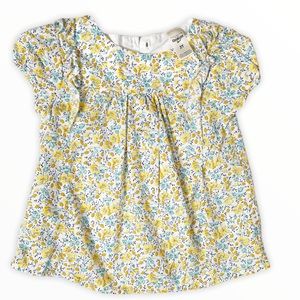 Oshkosh 2T yellow Floral Toddler Top